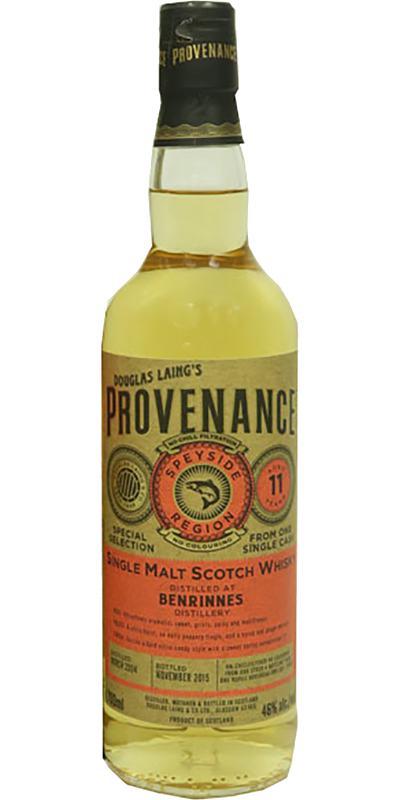 Benrinnes 2004 DL Provenance