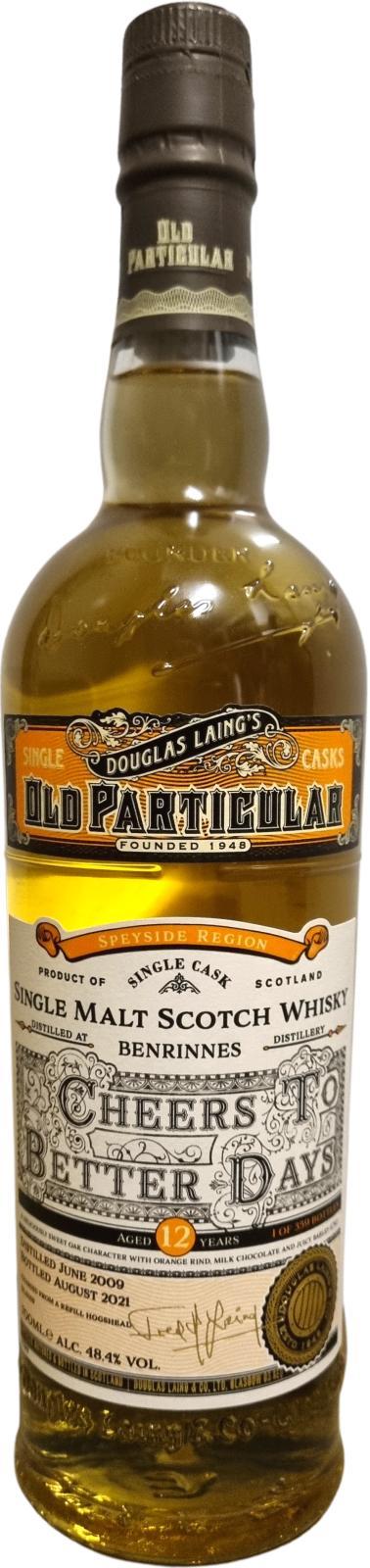 Benrinnes 2009 DL Old Particular - Cheers to Better Days