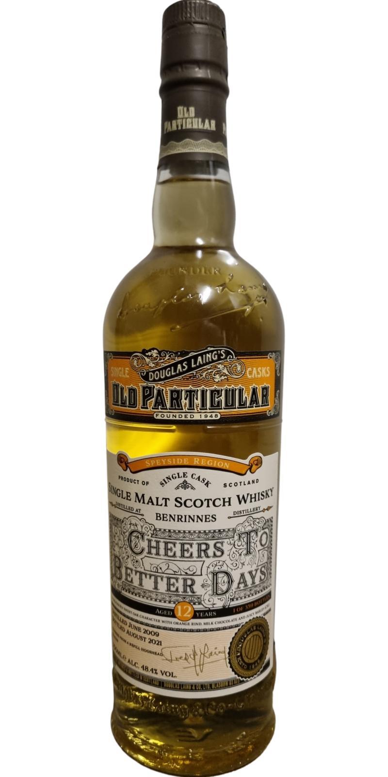 Benrinnes 2009 DL Old Particular - Cheers to Better Days