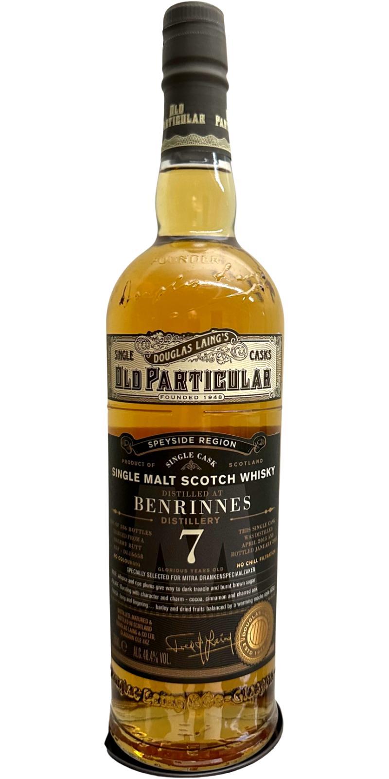 Benrinnes 2015 DL Old Particular