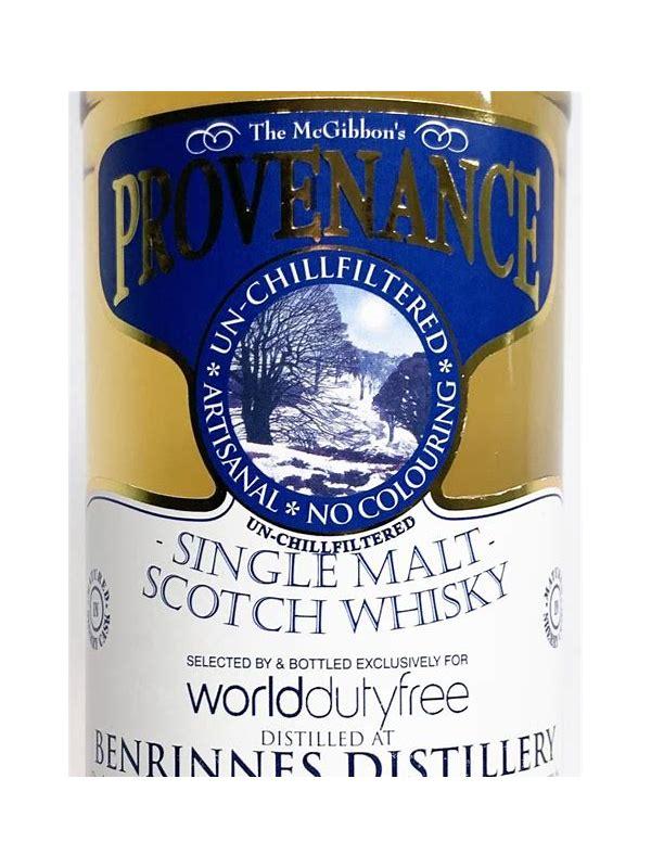Benrinnes 1996 McG McGibbon's Provenance