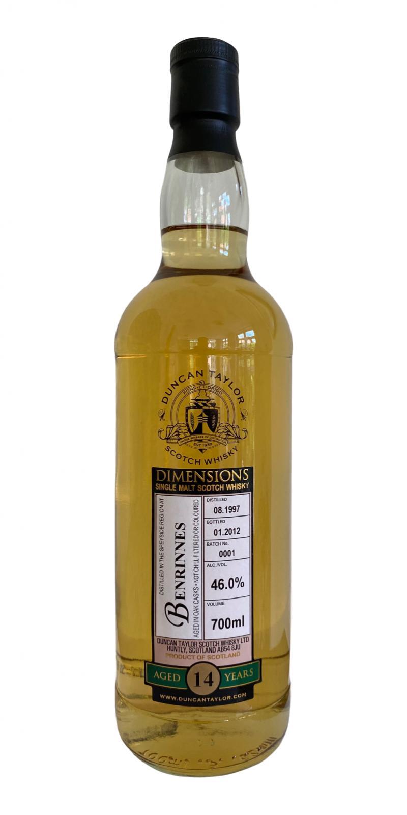 Benrinnes 1997 DT Dimensions