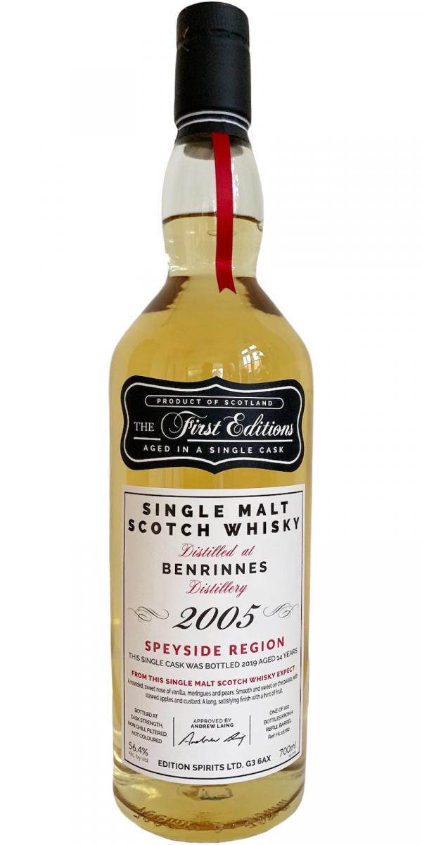 Benrinnes 2005 ED The First Editions