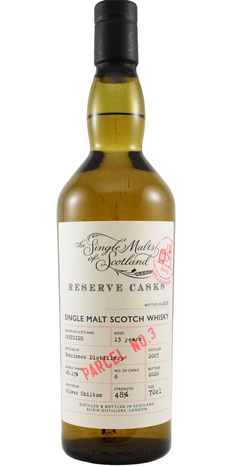 Benrinnes 2007 ElD The Single Malts of Scotland - Reserve Casks