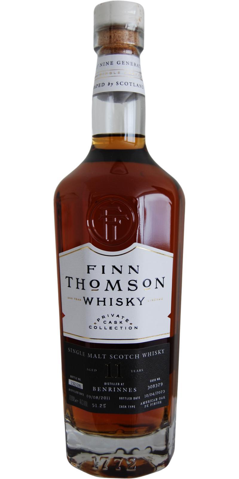 Benrinnes 2011 FnTs Private Cask Collection