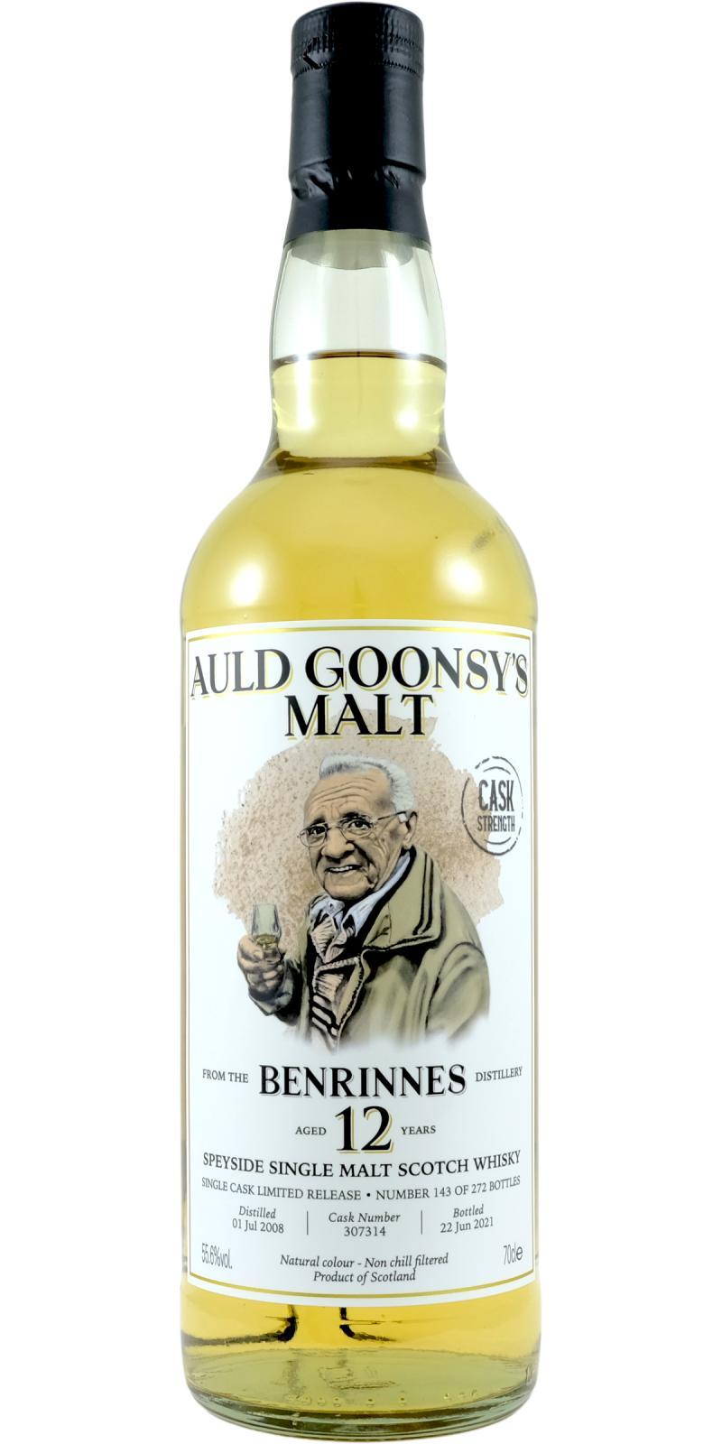 Benrinnes 2008 GWhL Auld Goonsy's