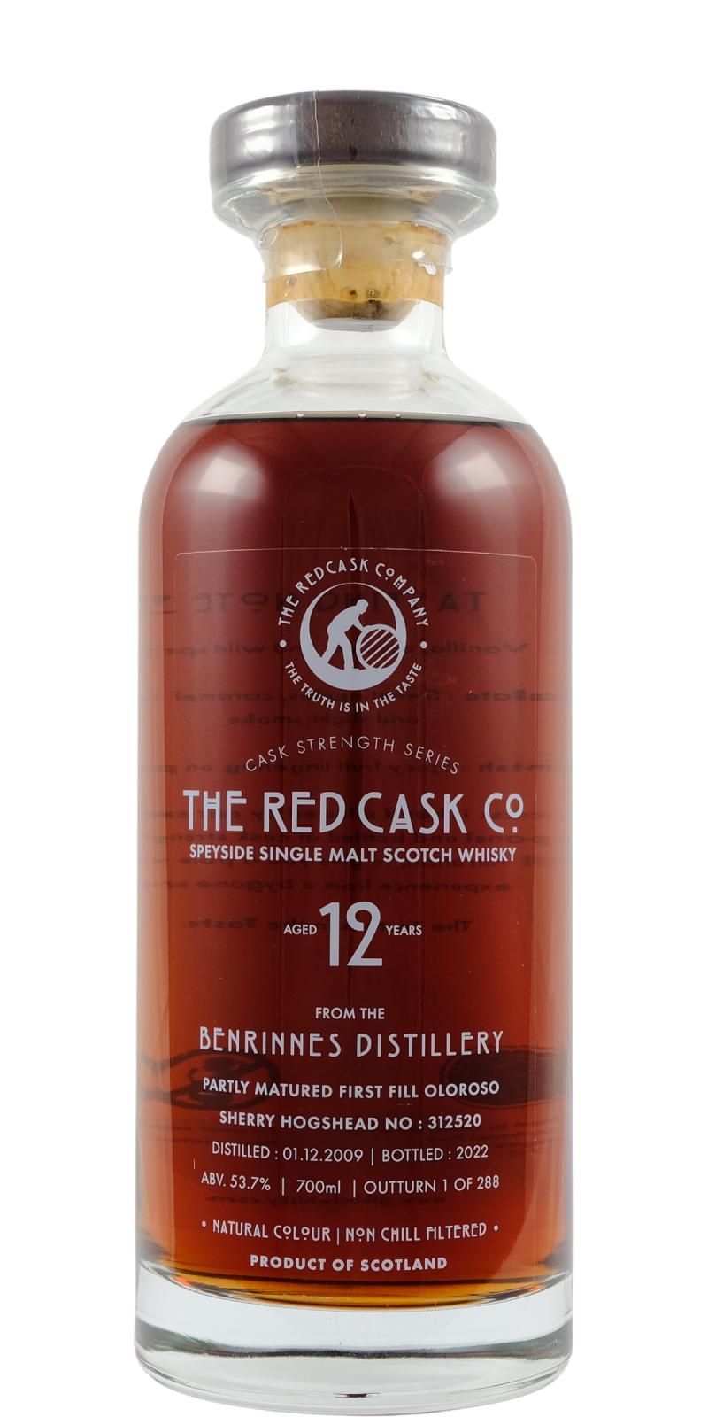 Benrinnes 2009 GWhL The Red Cask Co.