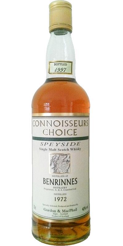 Benrinnes 1972 GM Connoisseurs Choice