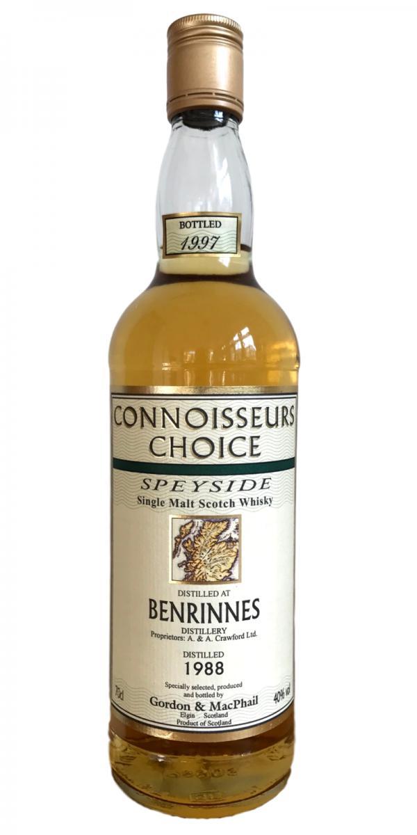 Benrinnes 1988 GM Connoisseurs Choice