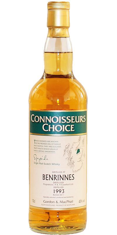 Benrinnes 1993 GM Connoisseurs Choice