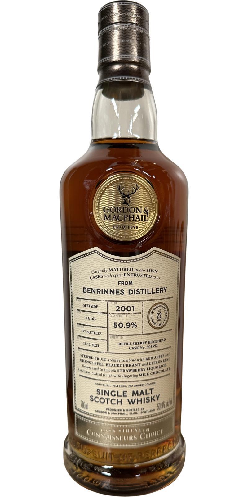 Benrinnes 2001 GM Connoisseurs Choice - Cask Strength