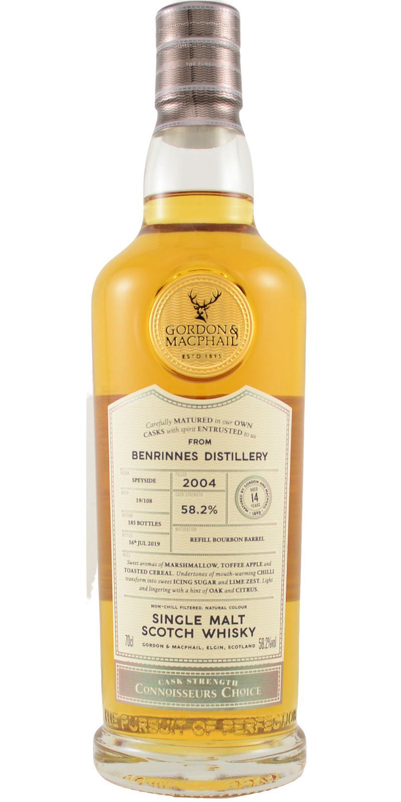 Benrinnes 2004 GM Connoisseurs Choice - Cask Strength