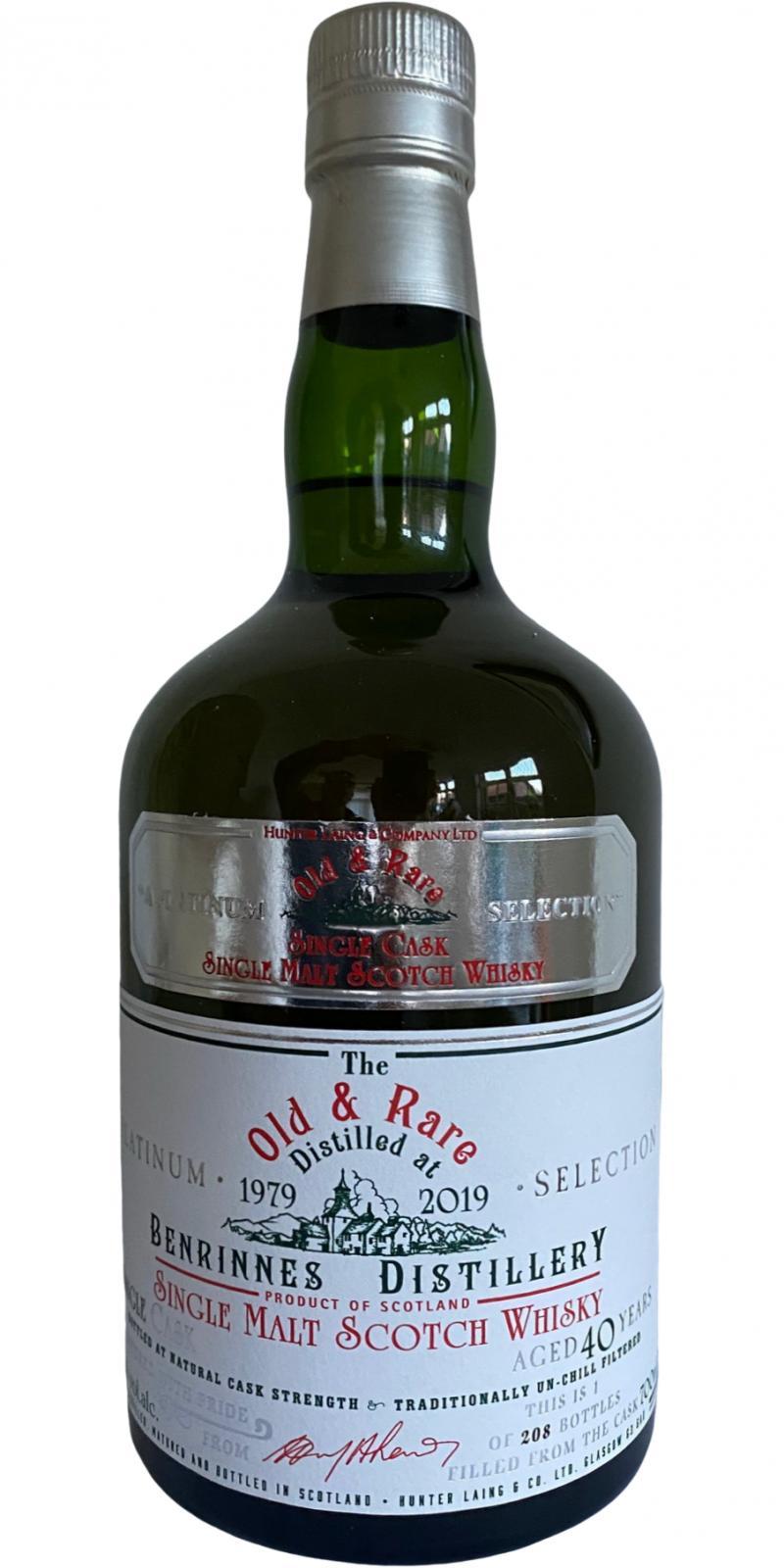 Benrinnes 1979 HL Old & Rare - A Platinum Selection