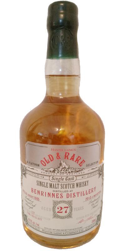 Benrinnes 1985 HL Old & Rare - A Platinum Selection