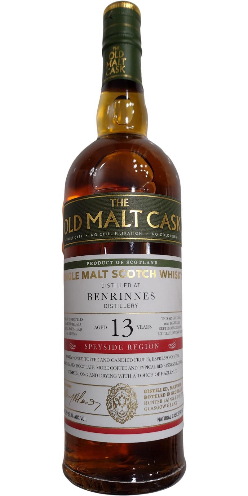 Benrinnes 2008 HL The Old Malt Cask - Special Cask Strength