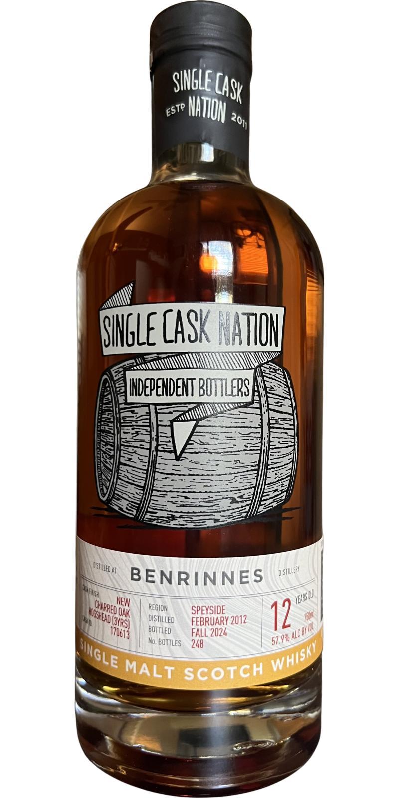 Benrinnes 2012 JWC Single Cask Nation