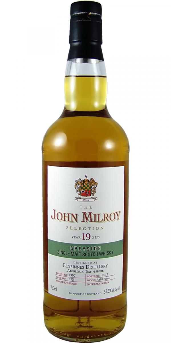 Benrinnes 1997 JY The John Milroy Selection