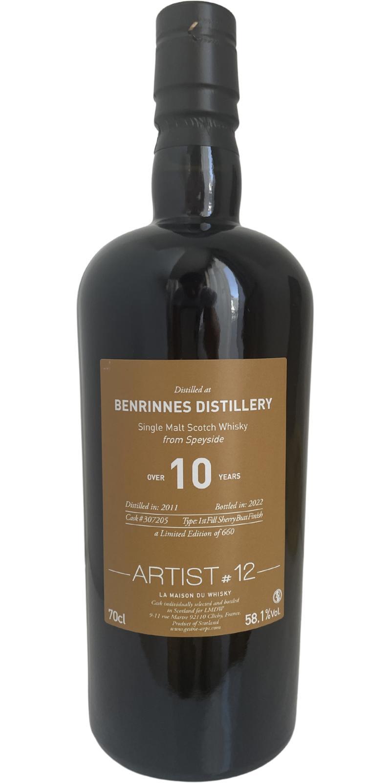 Benrinnes 2011 LMDW Artist #12