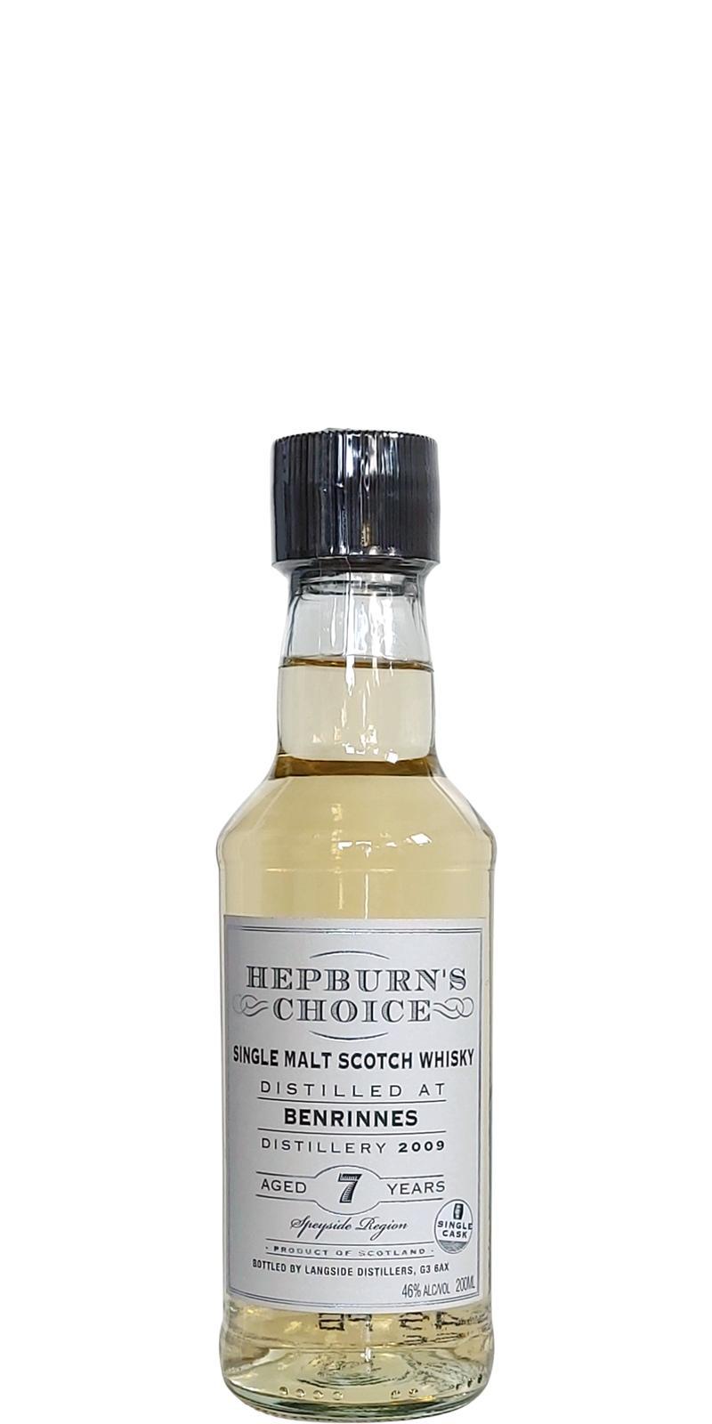 Benrinnes 2009 LsD Hepburn's Choice