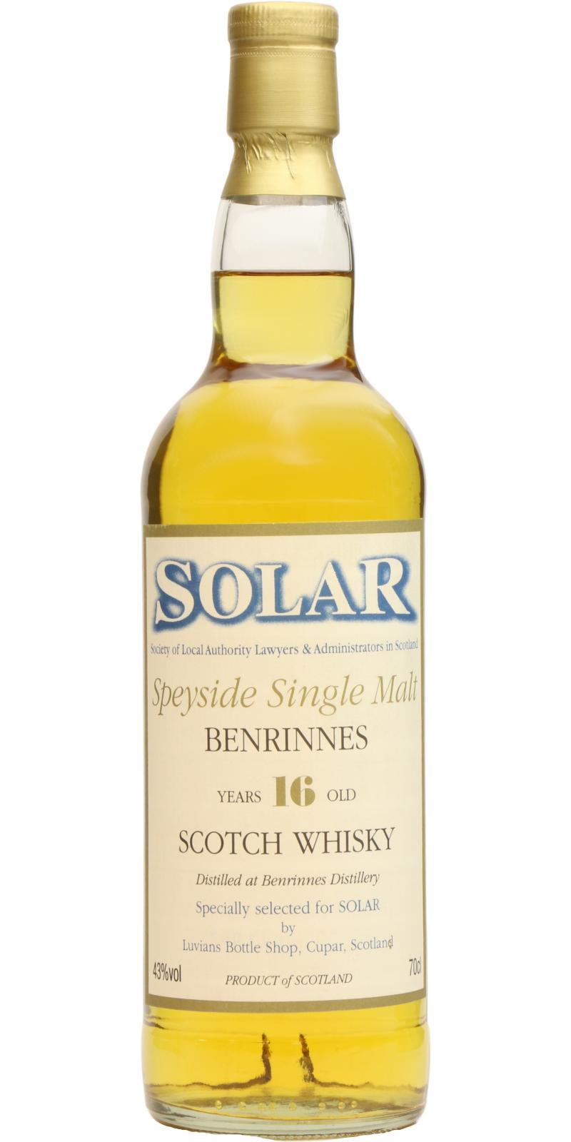 Benrinnes 16-year-old LBS