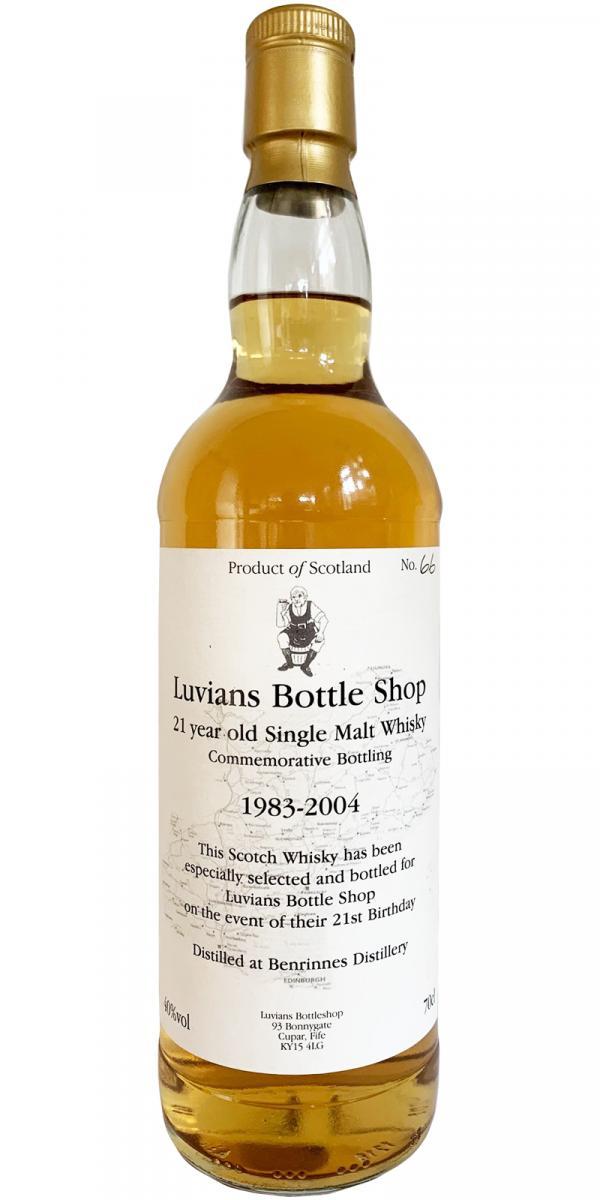 Benrinnes 21-year-old LBS Commemorative Bottling