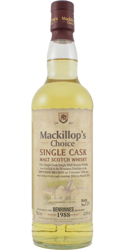 Benrinnes 1988 McC Single Cask