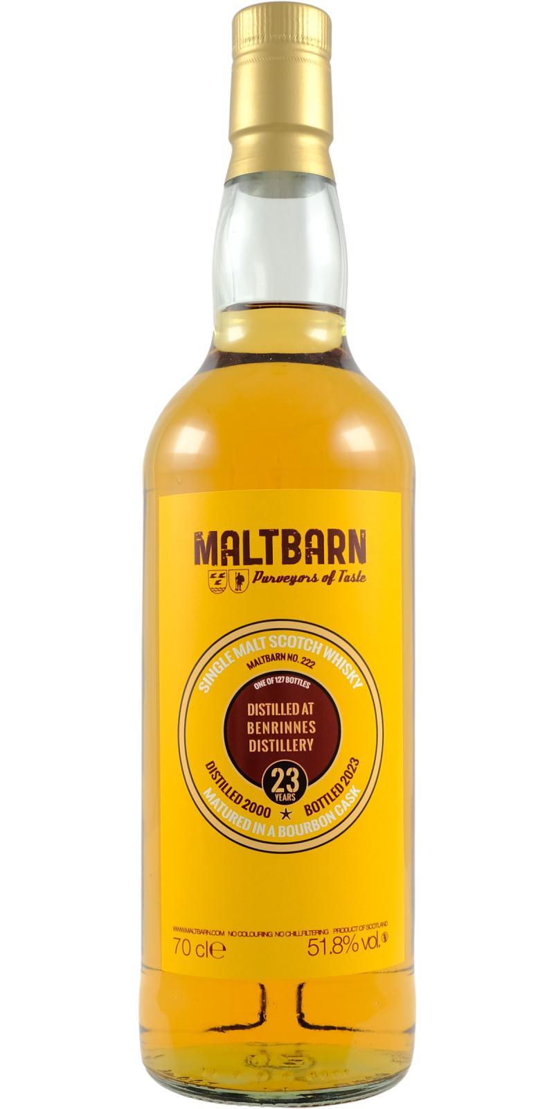 Benrinnes 2000 MBa No. 222