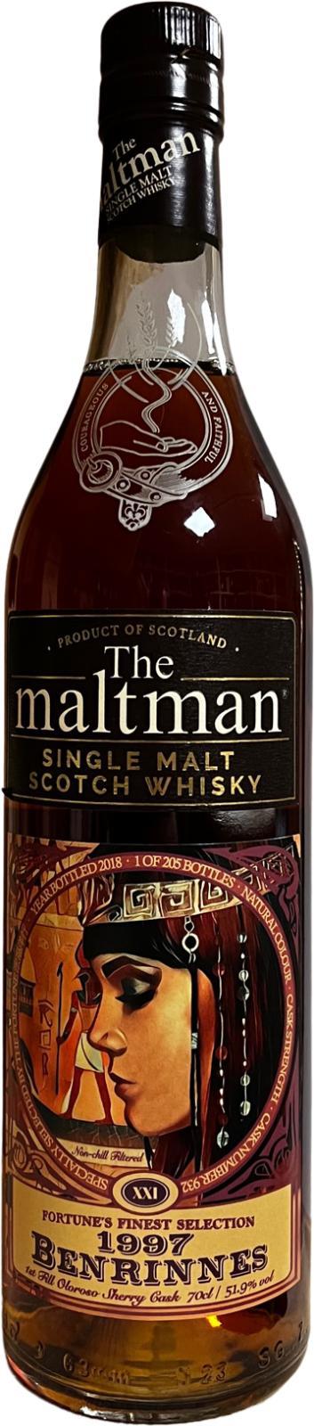 Benrinnes 1997 MBl The Maltman