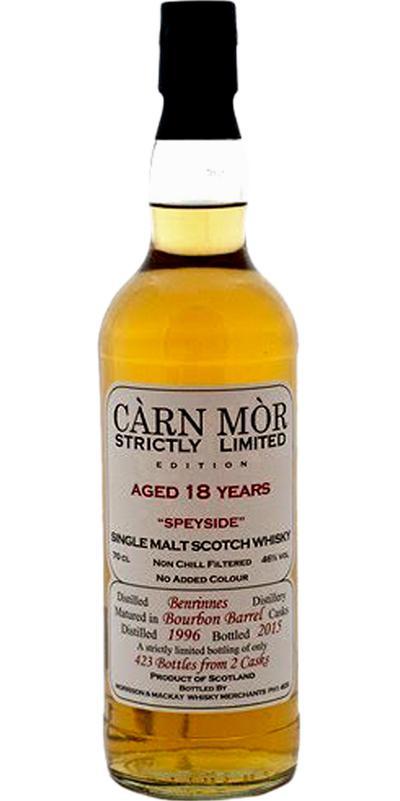Benrinnes 1996 MMcK Càrn Mòr - Strictly Limited Edition