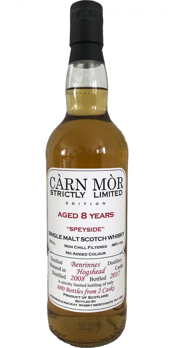 Benrinnes 2008 MMcK Càrn Mòr - Strictly Limited Edition