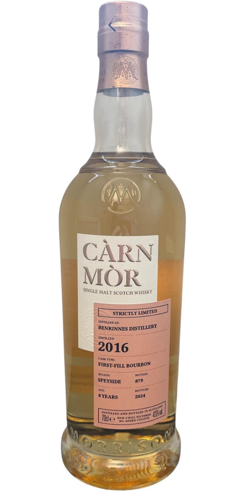 Benrinnes 2016 MSWD Càrn Mòr - Strictly Limited