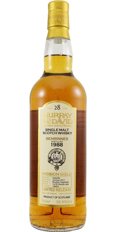 Benrinnes 1988 MM Mission Gold - Limited Release