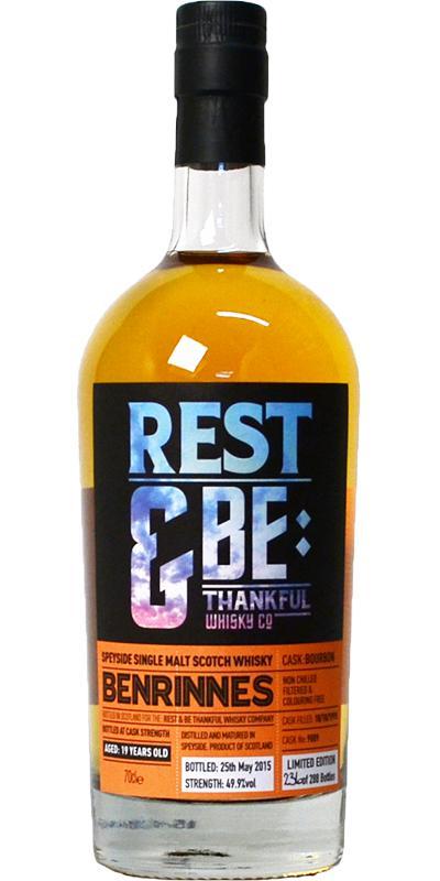 Benrinnes 1995 RBTW Limited Edition