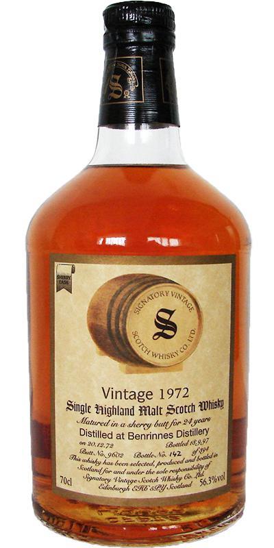Benrinnes 1972 SV Vintage Collection - Dumpy
