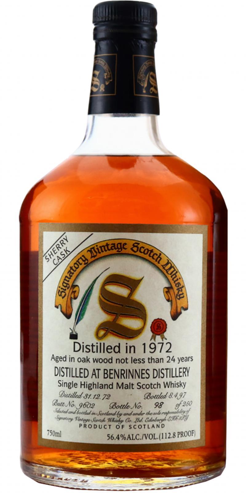 Benrinnes 1972 SV Vintage Collection - Dumpy