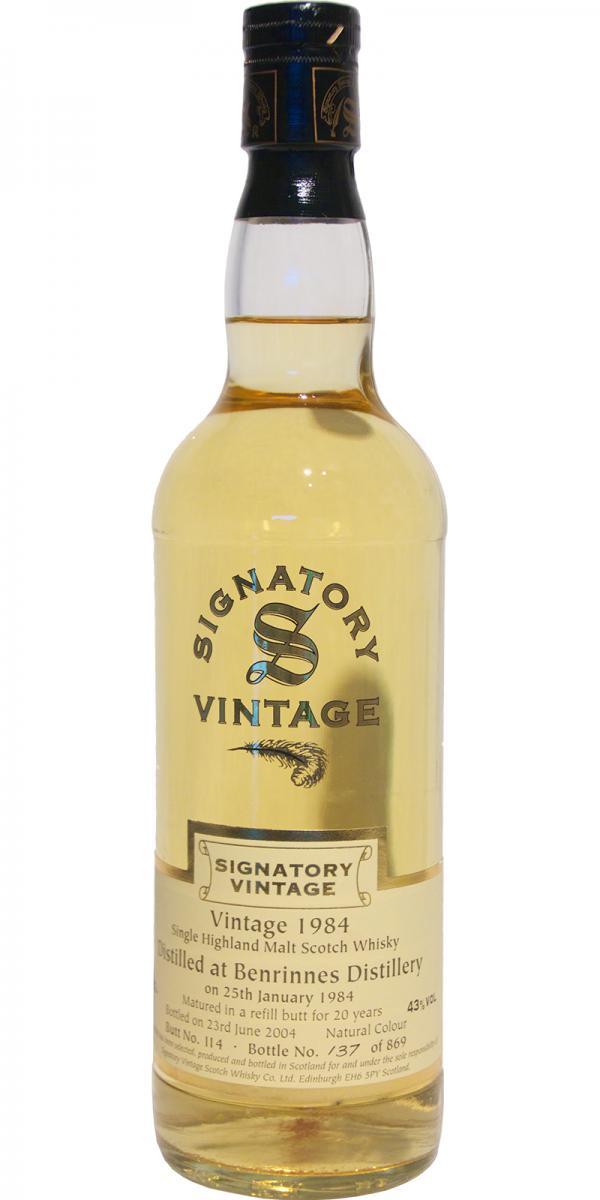 Benrinnes 1984 SV Vintage Collection