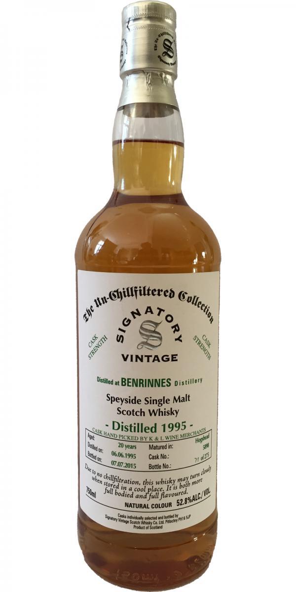 Benrinnes 1995 SV The Un-Chillfiltered Collection - Cask Strength