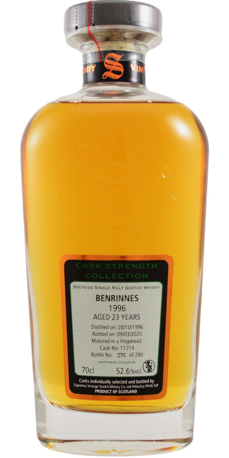 Benrinnes 1996 SV Cask Strength Collection