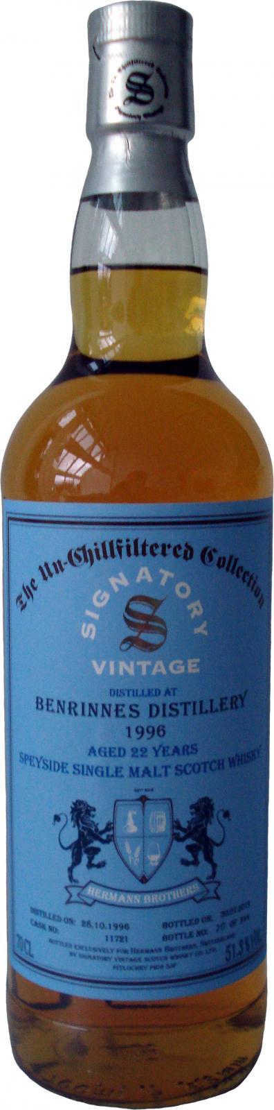 Benrinnes 1996 SV The Un-Chillfiltered Collection