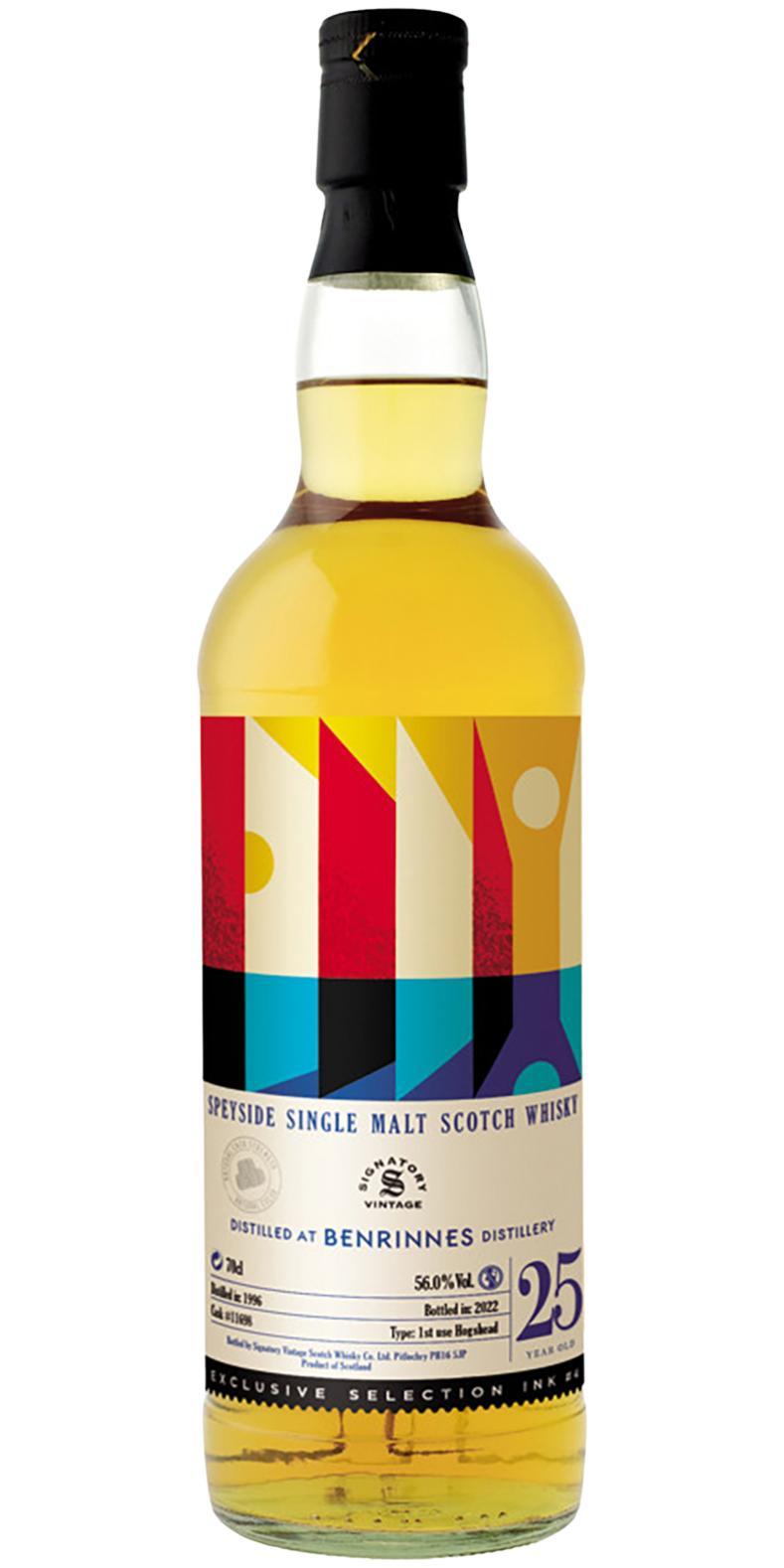 Benrinnes 1996 SV Ink #4 Collection