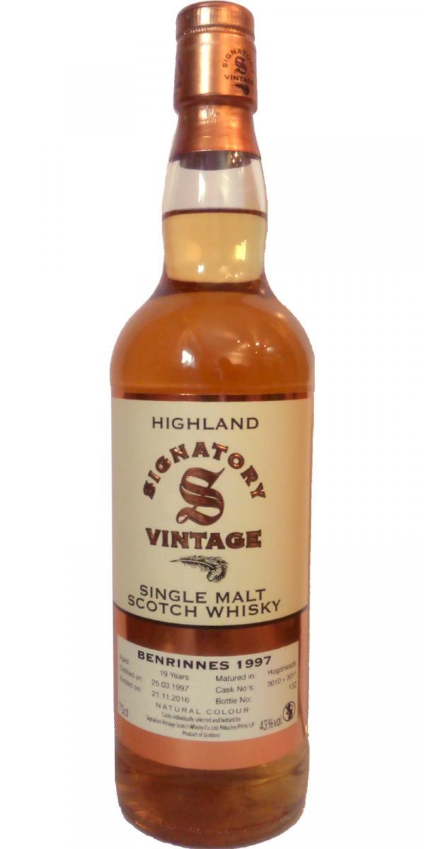 Benrinnes 1997 SV Vintage Collection