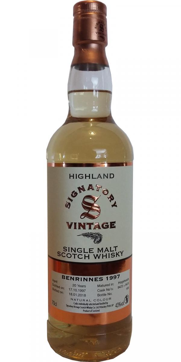Benrinnes 1997 SV Vintage Collection