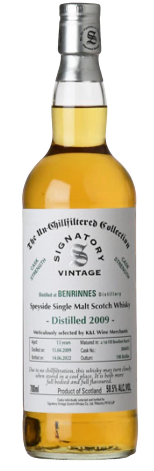 Benrinnes 2009 SV Natural Colour | Cask Strength