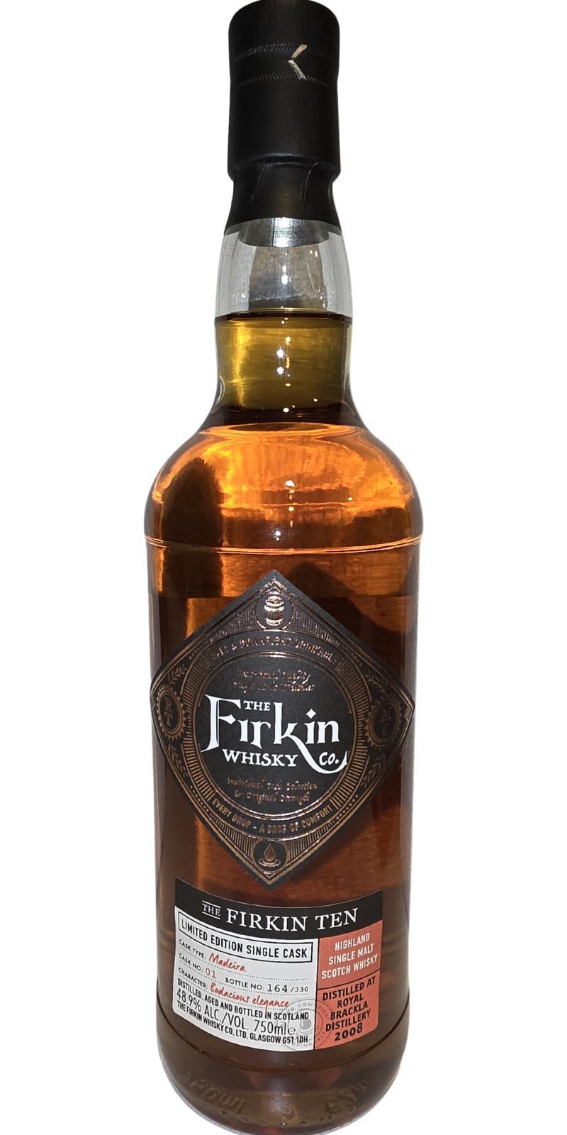 Benrinnes 2008 TFWC The Firkin Ten