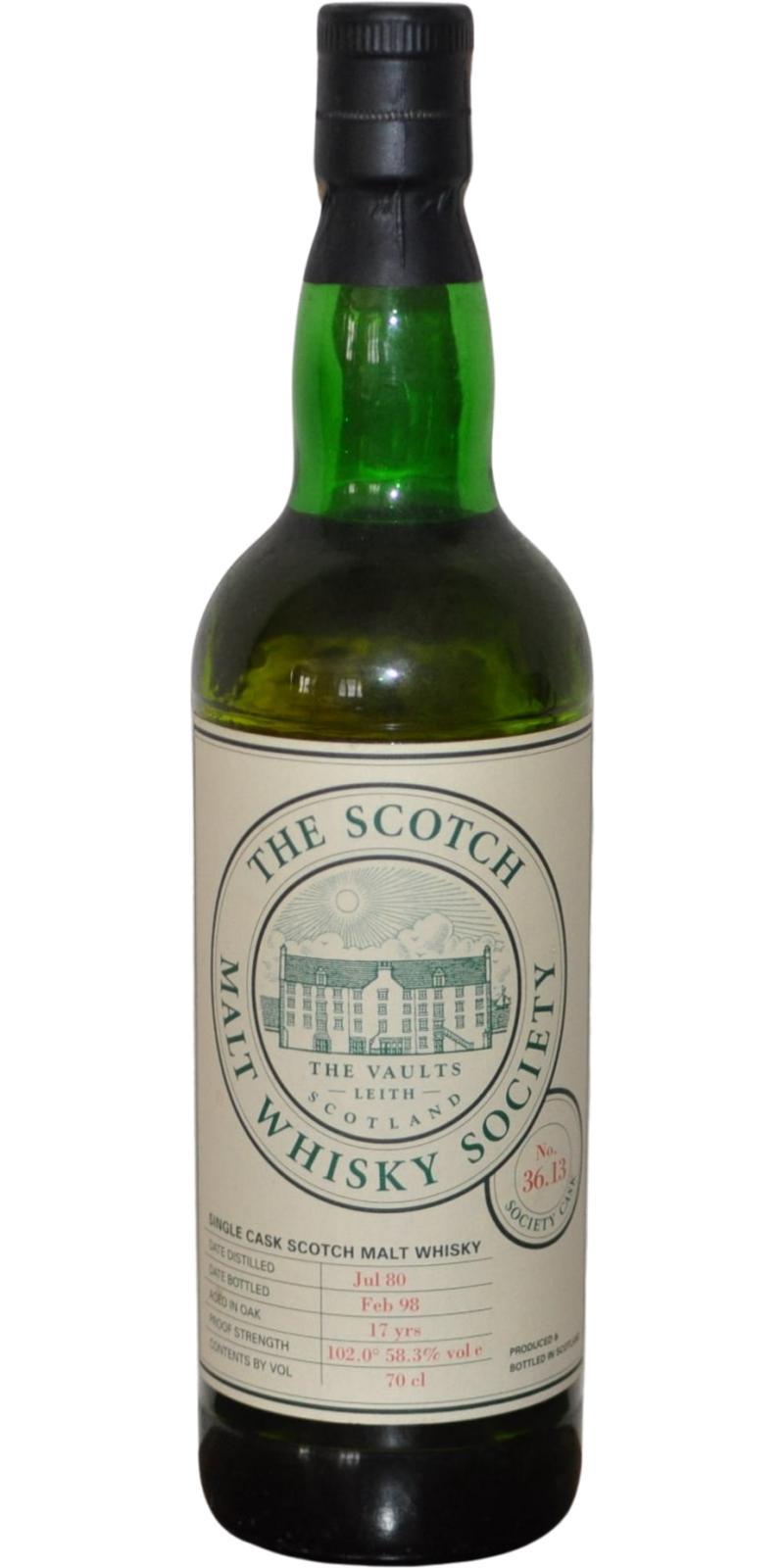 Benrinnes 1980 SMWS 36.13 Banoffee pie