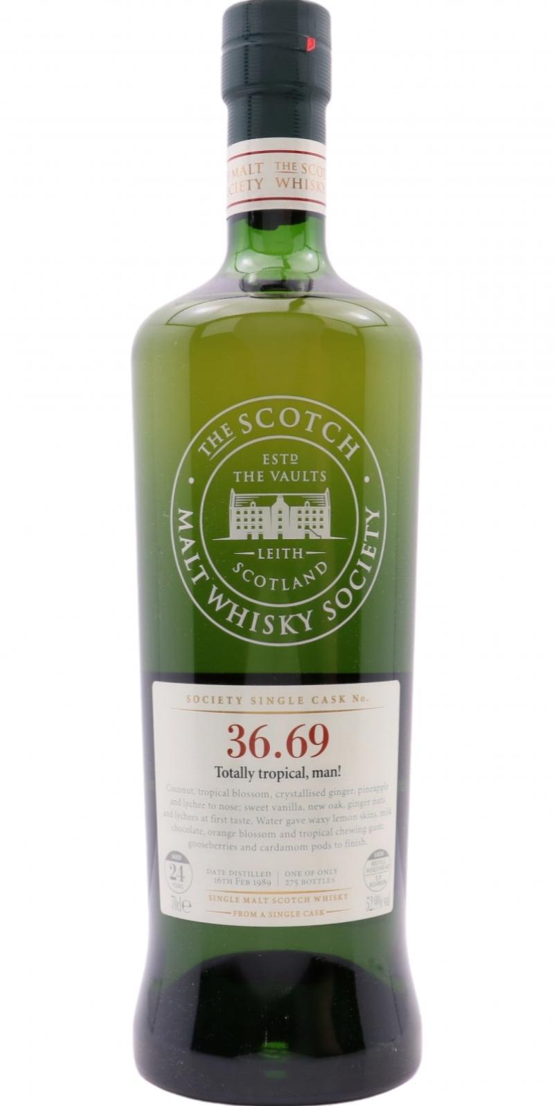 Benrinnes 1989 SMWS 36.69 Totally tropical, man!