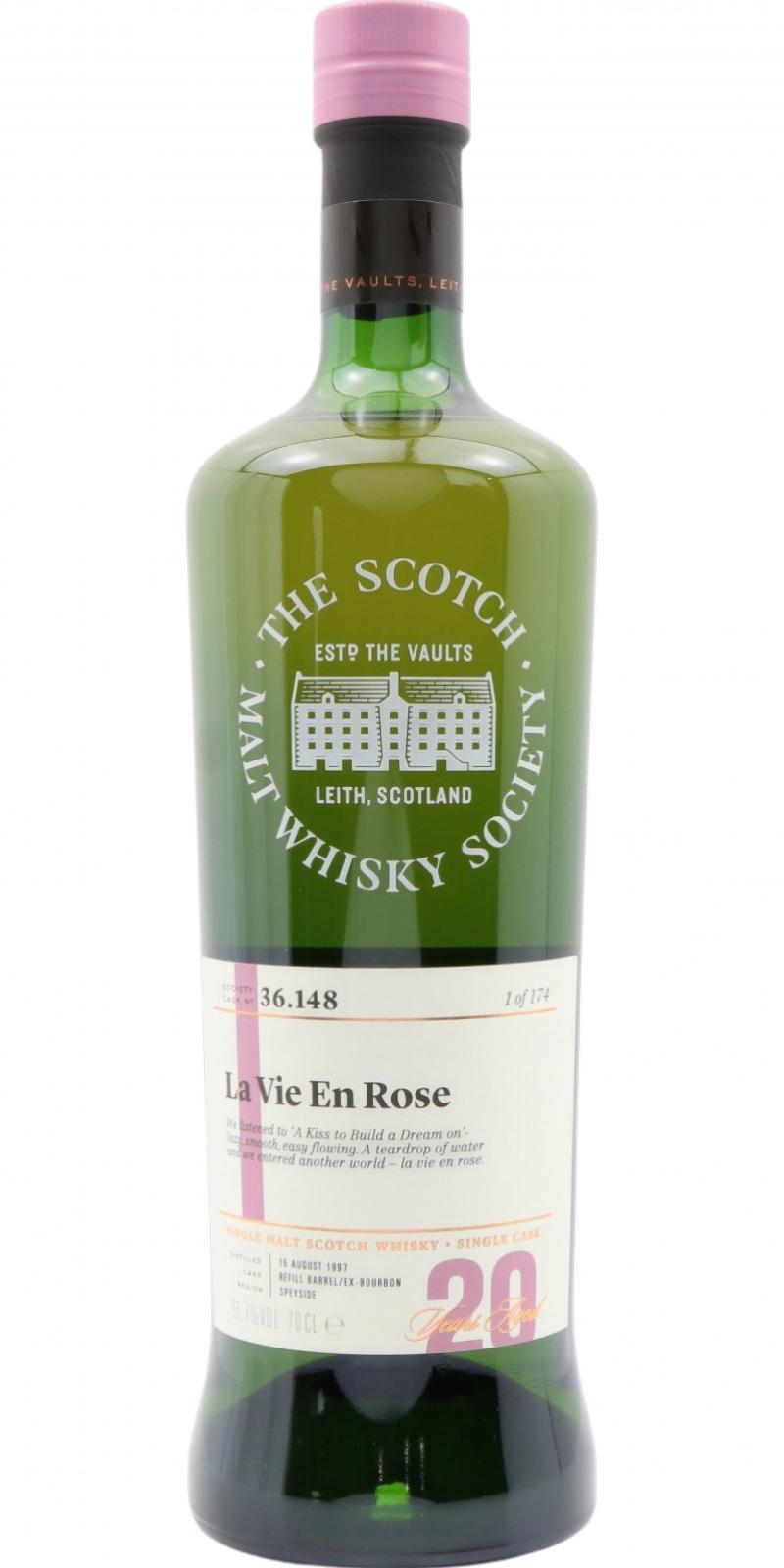 Benrinnes 1997 SMWS 36.148 La Vie En Rose
