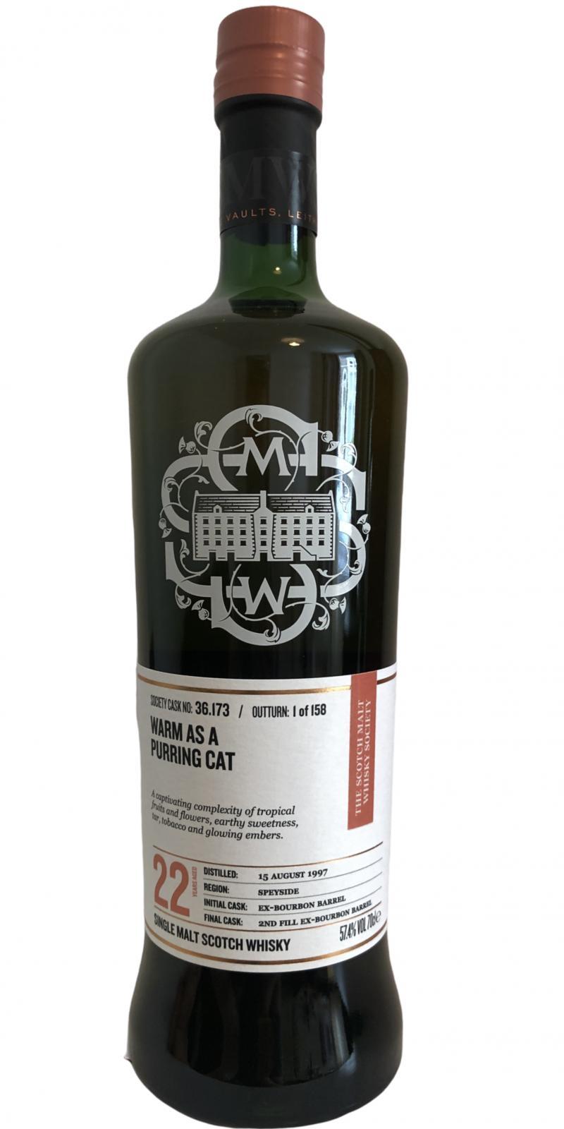 Benrinnes 1997 SMWS 36.173 Warm as a purring cat