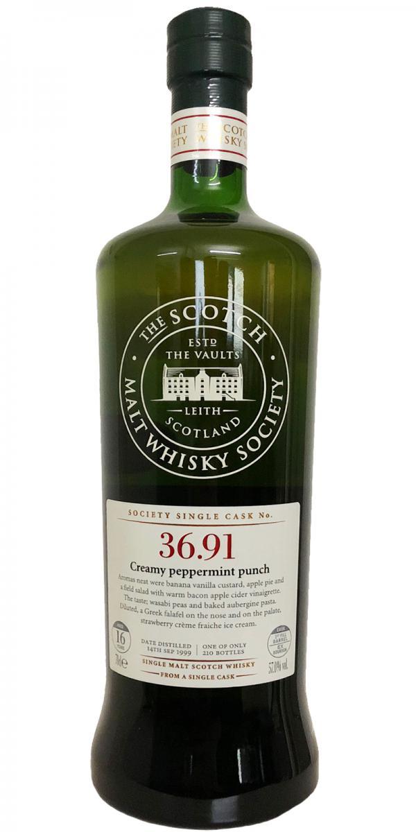 Benrinnes 1999 SMWS 36.91 Creamy peppermint punch