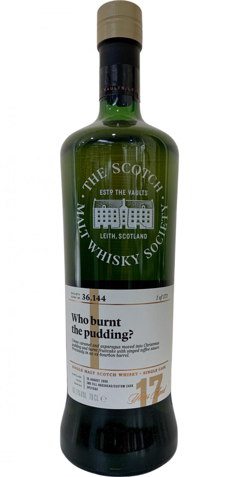 Benrinnes 2000 SMWS 36.144 Who burnt the pudding?